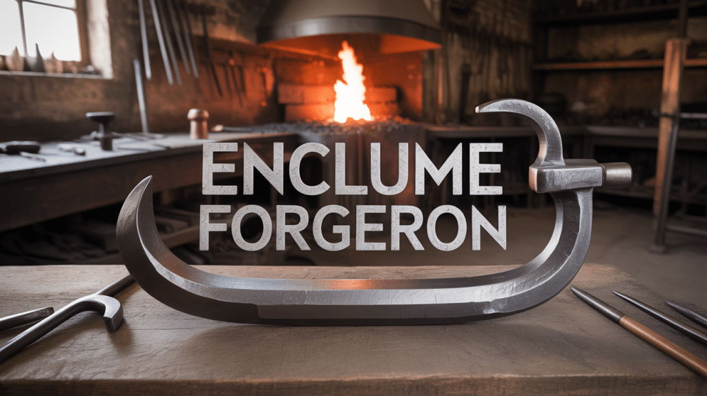 Enclume forgeron dans atelier traditionnel