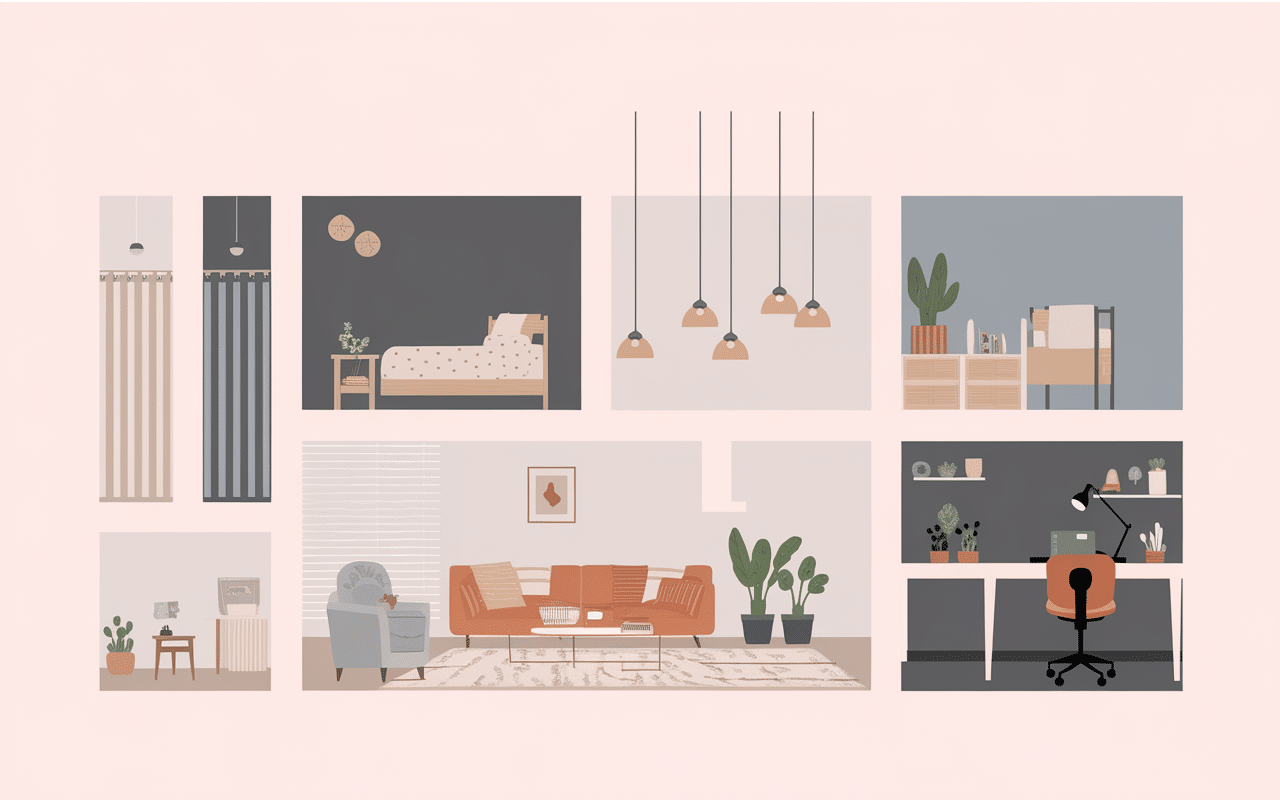 Plan luminaire design pour chaque pièce