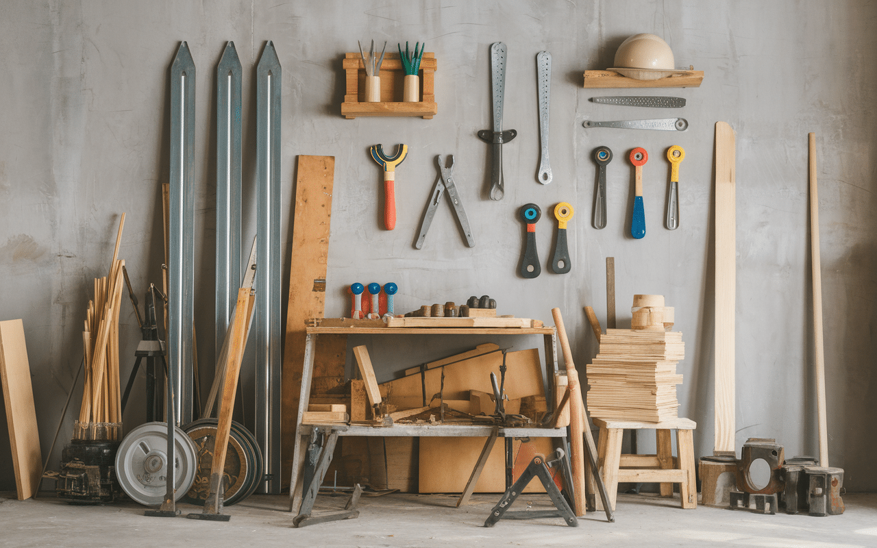 matériaux et outils pour fabriquer broyeur végétaux