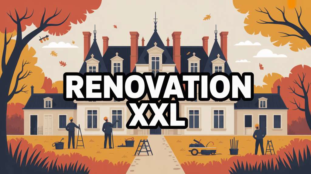 château en rénovation xxl en 2024 avec ouvriers