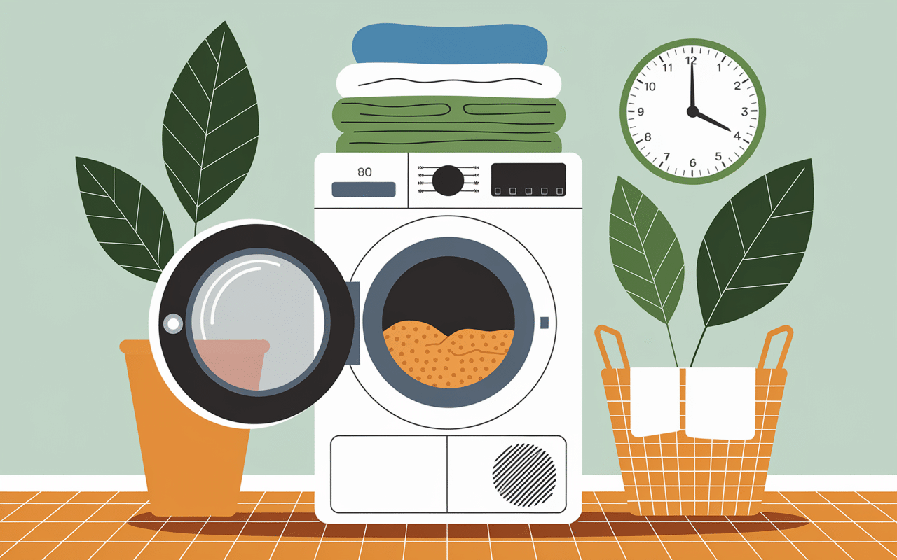 Sèche-linge économique avec filtre visible