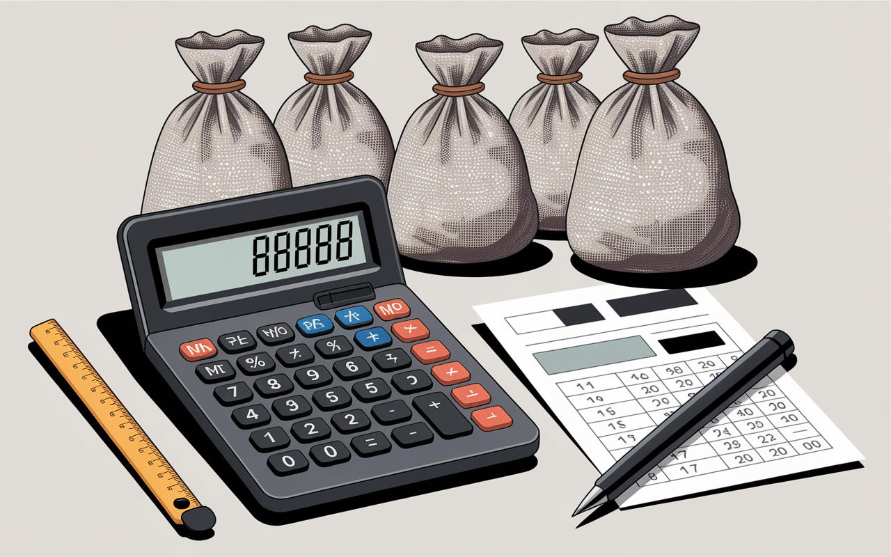 calculer combien de sac de laine de roche pour 100m2 illustration calcul