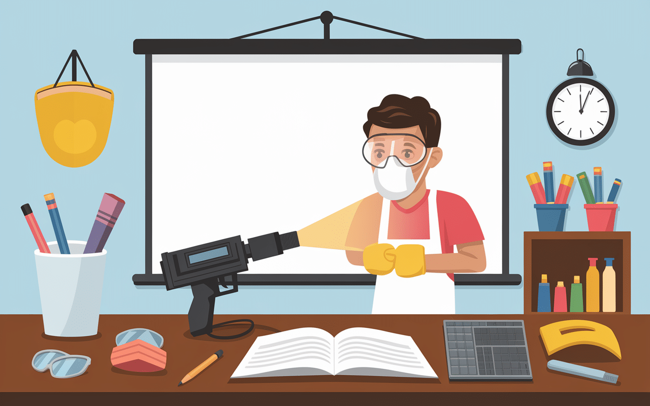 Matériel sécurité isolation mousse polyuréthane projetée faire soi-même