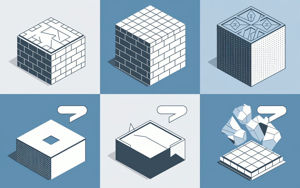 Différentes surfaces isolation mousse polyuréthane projetée faire soi-même