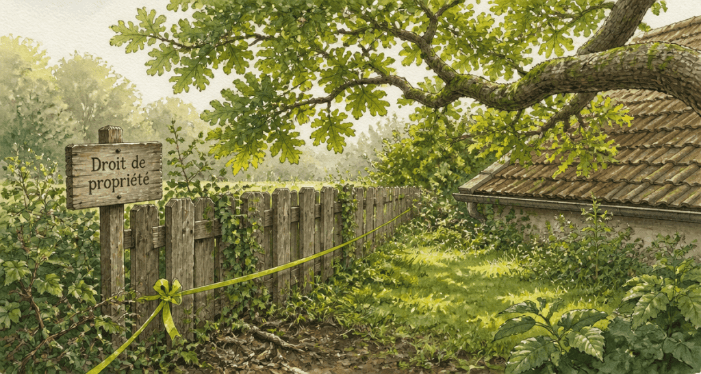 couper arbre voisin sans autorisation clôture jardin