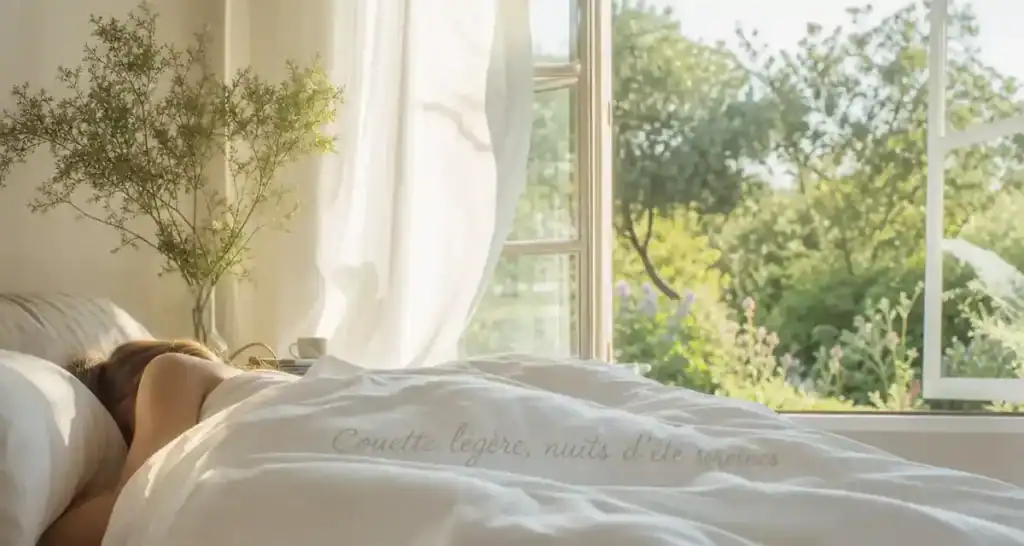 Pourquoi choisir une couette légère pour mieux dormir pendant les nuits d’été ?