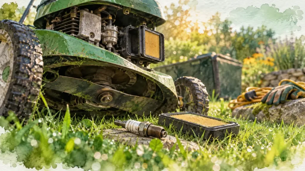 Ma tondeuse ne démarre pas : les 6 contrôles à faire avant de réparer