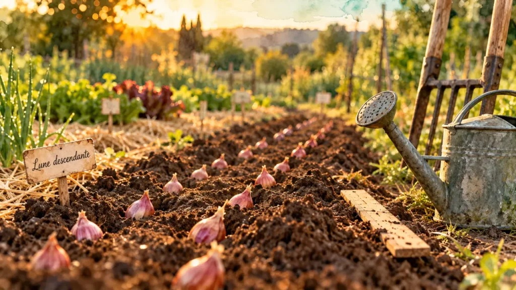 Quand planter les échalotes avec la lune ? Les bons mois et le piège du sol humide