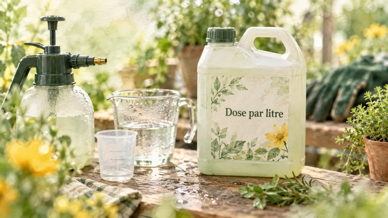 Roundup dosage pour 1 litre : 360 et 720 g/L