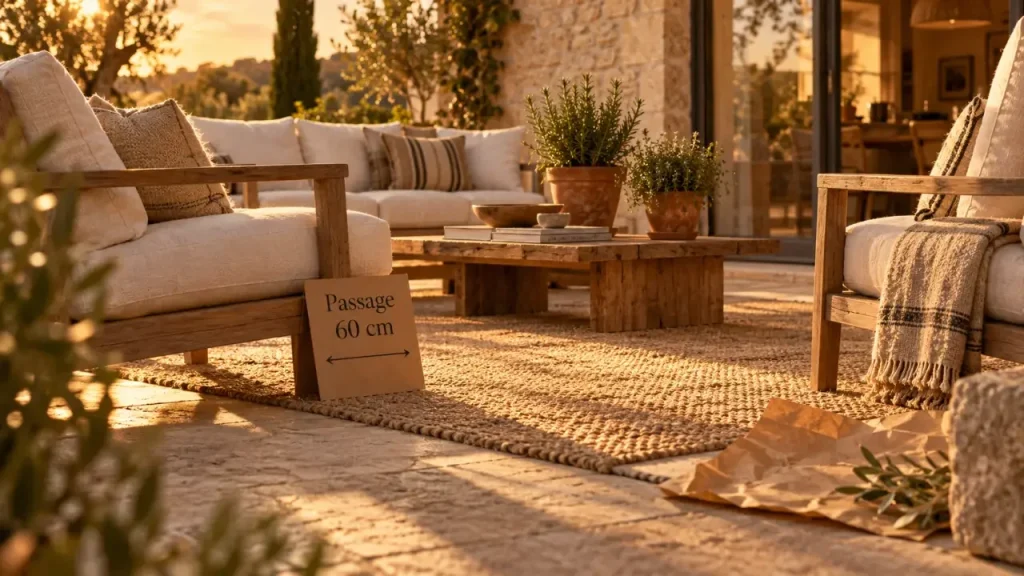 Aménager une terrasse cosy : des assises confortables sans perdre de place